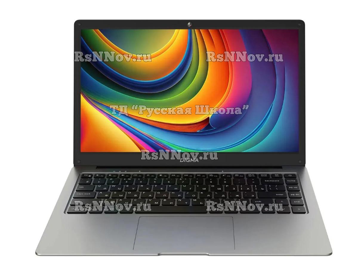 Ноутбук Digma EVE C4800 DN14CN-8CXW01, 14", 2024, IPS, Intel Celeron N4020 1.1ГГц, 2-ядерный, 8ГБ DDR4, 256ГБ SSD, Intel UHD Graphics 600, Windows 11 Professional, темно-серый