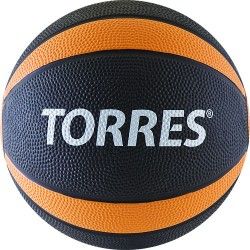 Медбол "TORRES 2 кг".  Диаметр 19,5 см, вес 2 кг.