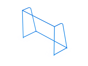 Ворота мини футбольные, гандбольные СО 602