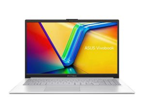 Ноутбук ASUS Vivobook Go 15 E1504GA-BQ527 90NB0ZT1-M00VB0, 15.6", IPS, Intel N-series N100 0.8ГГц, 4-ядерный, 8ГБ DDR4, 256ГБ Flash, Intel UHD Graphics, без операционной системы, серебристый