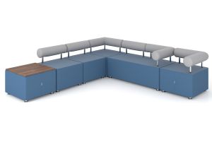 Модульный диван M1-2DV+1T+2x1D+2x1V