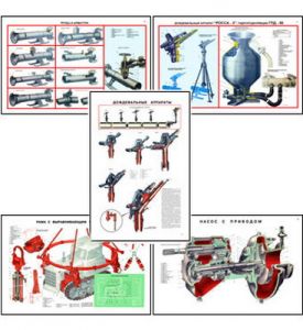 Плакаты ПРОФТЕХ "Машины и установки дождевальных аппаратов" (25 пл, винил, 70х100)