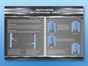 Стенд "Выполнение вертикальных швов"